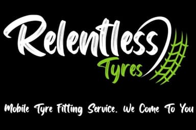 Relentless tyres mobile tyre fitting service, we come to you logo